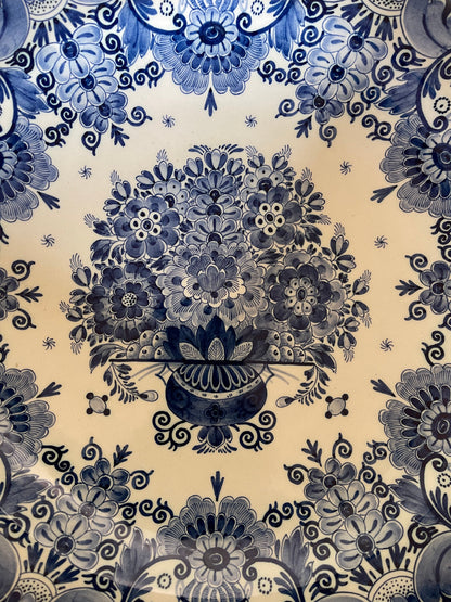 Antique Delftware plate blue & white