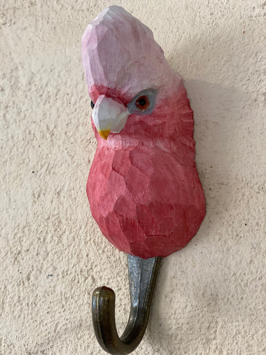 Wooden animal hook - galah