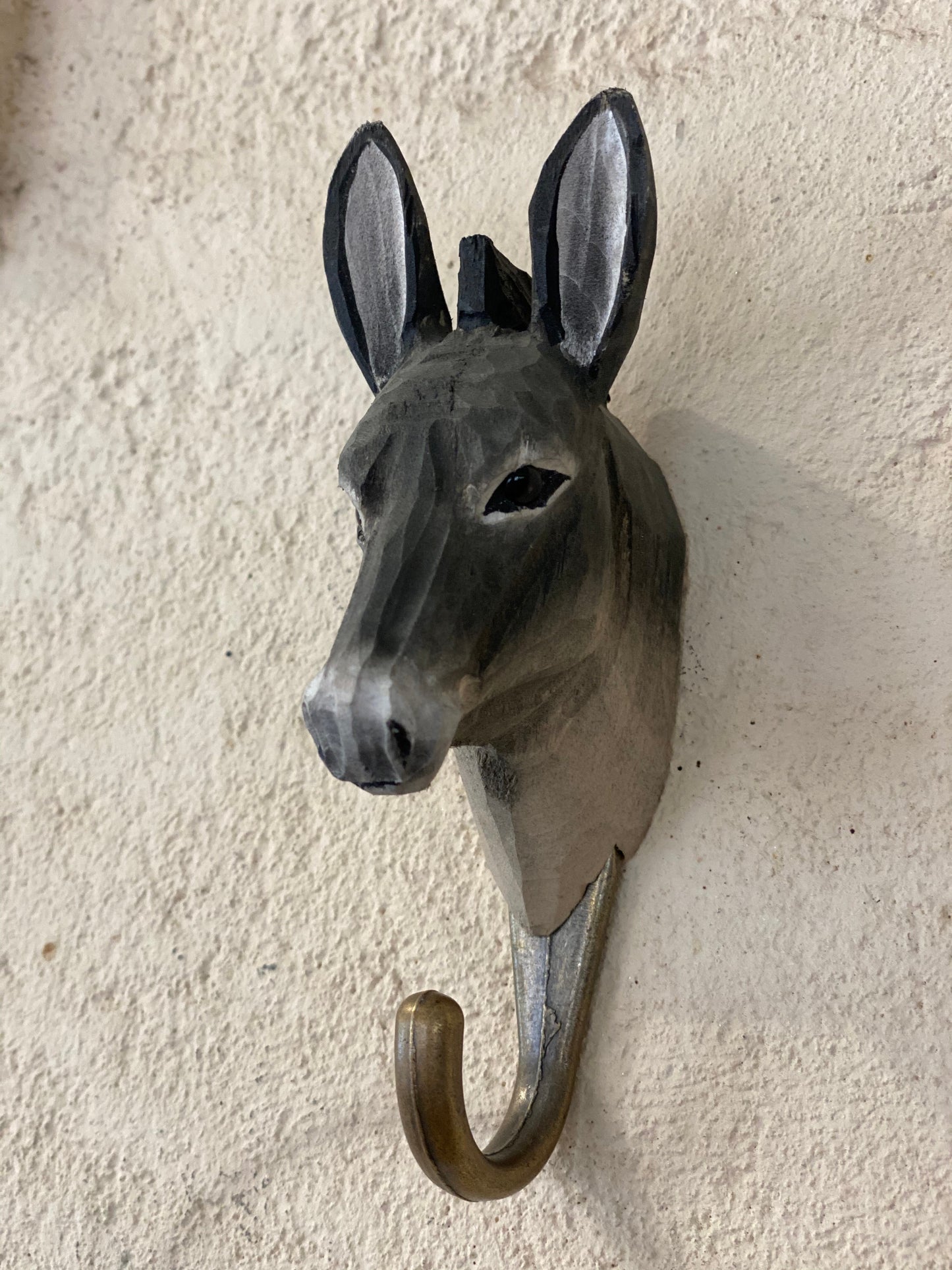 Wooden animal hook - Donkey