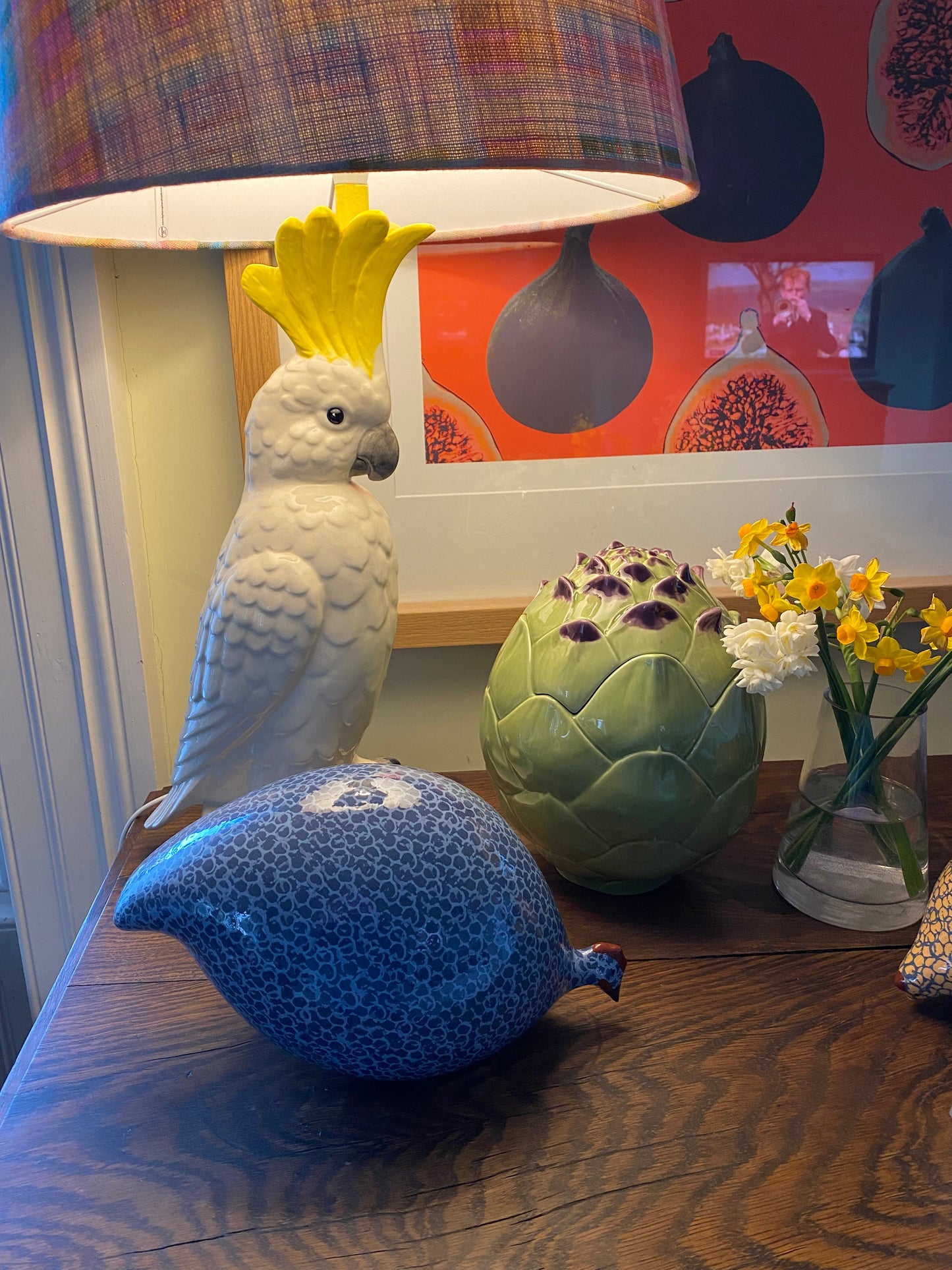 Ceramic artichoke dish