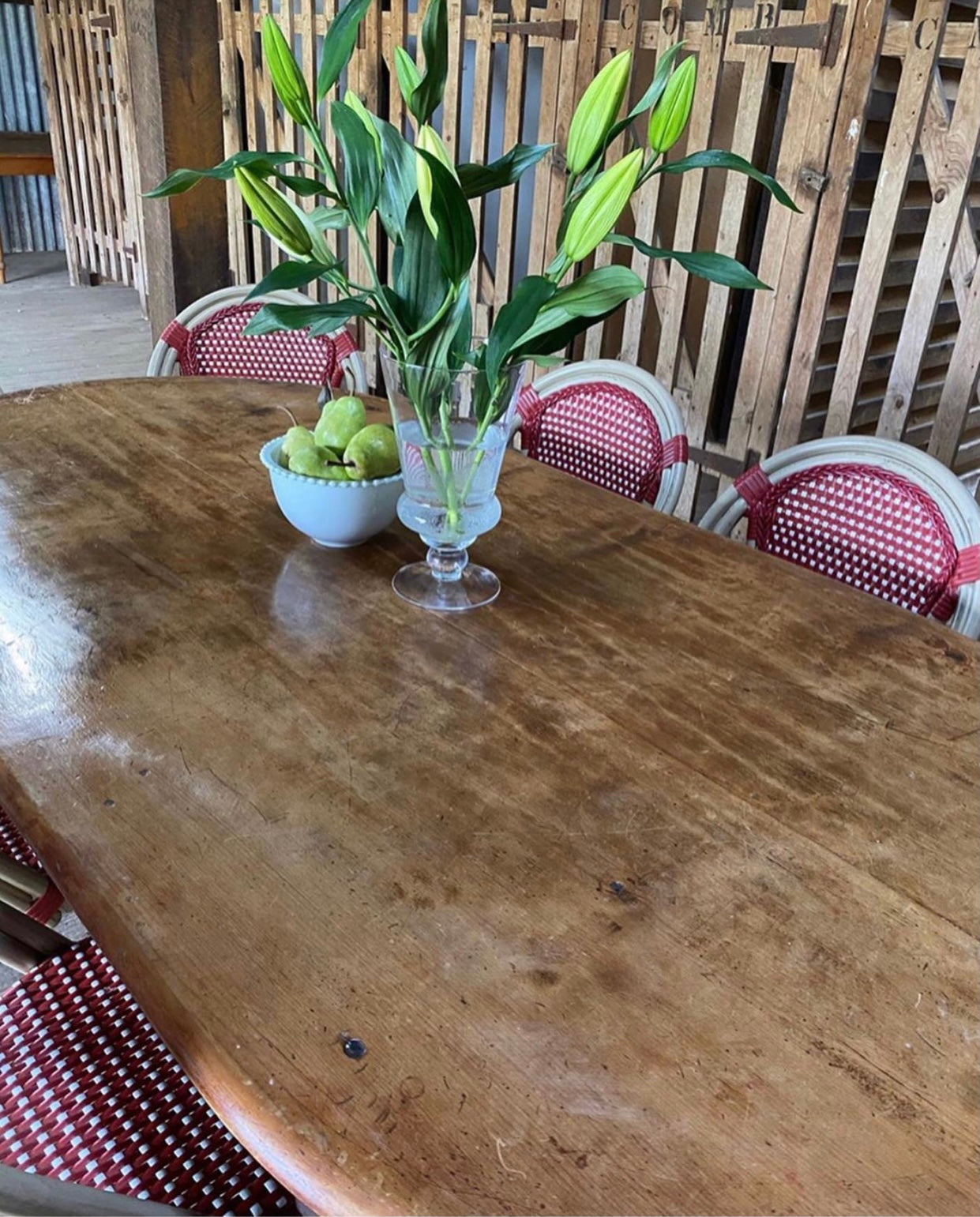 Farmhouse table