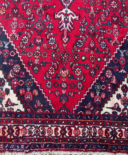 Persian rug red & navy