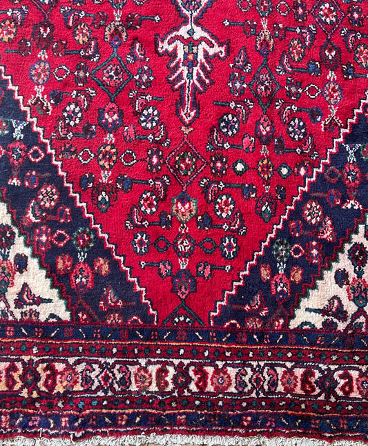 Persian rug red & navy