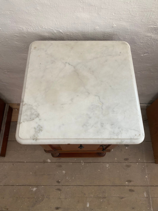 Antique French bedside table