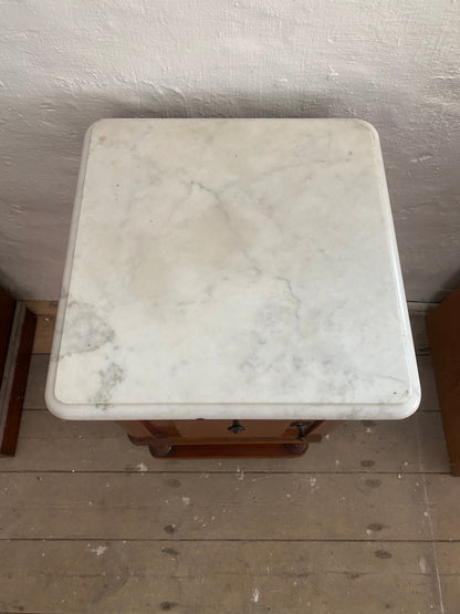 Antique French bedside table