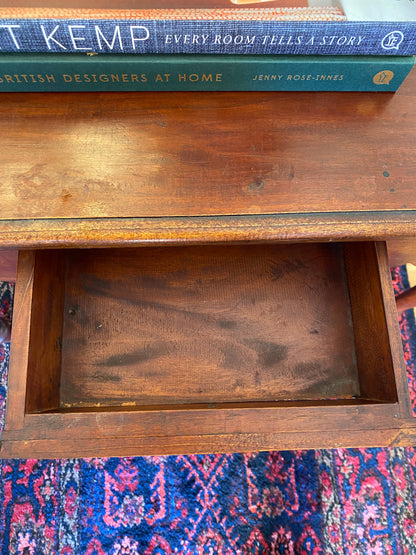 Scalloped side table