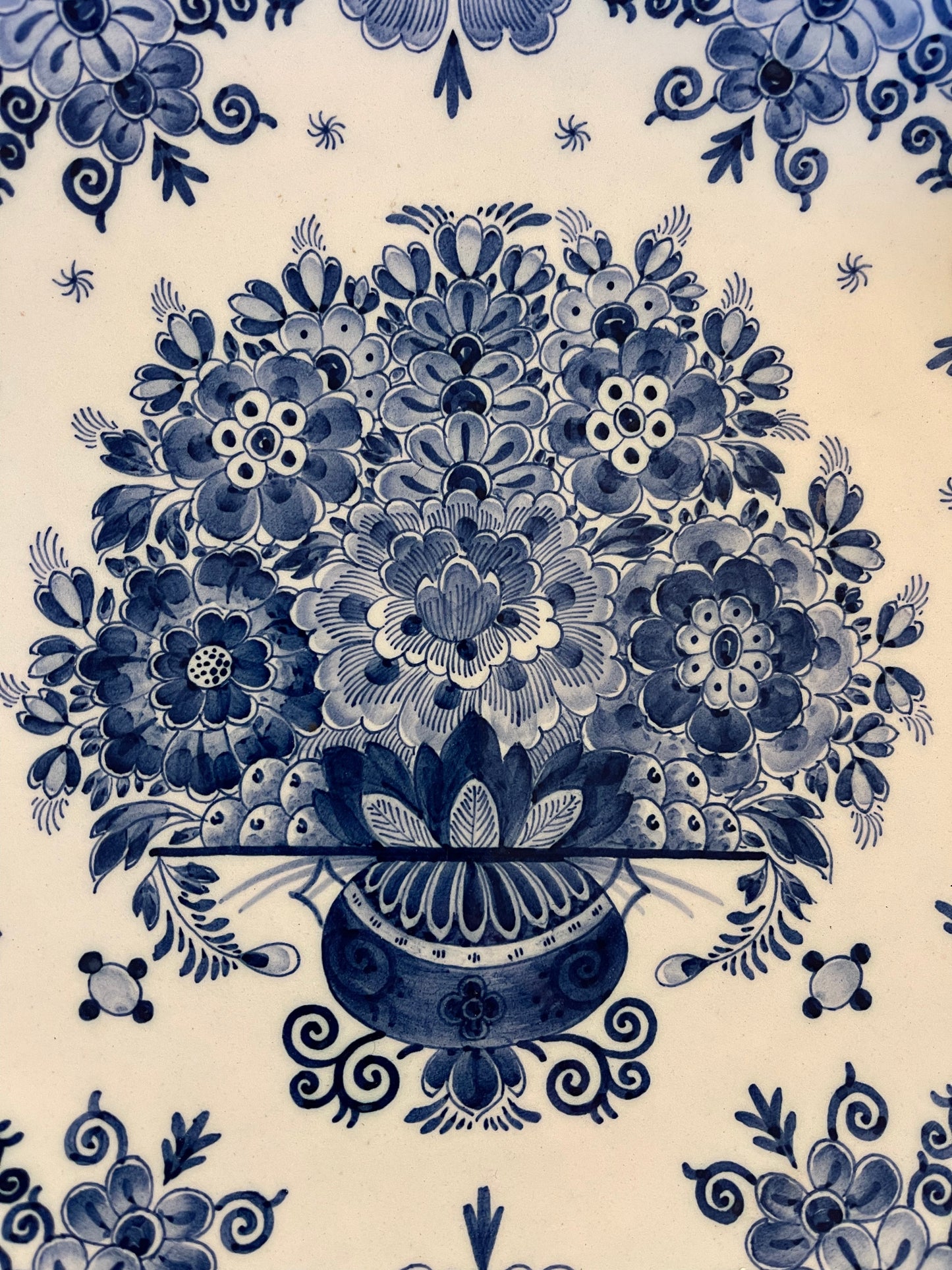 Antique Delftware plate blue & white