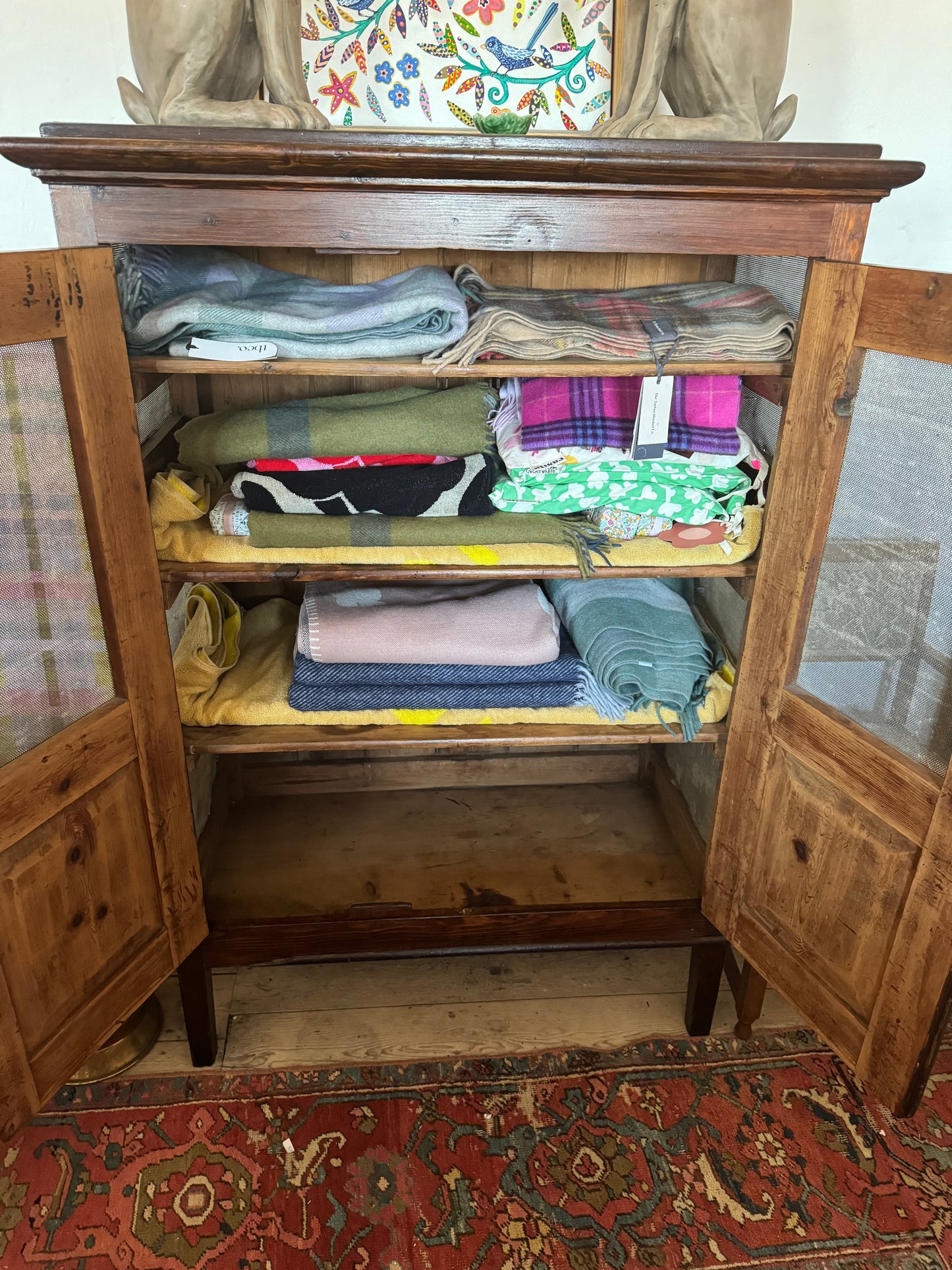 Huge old cedar meat safe