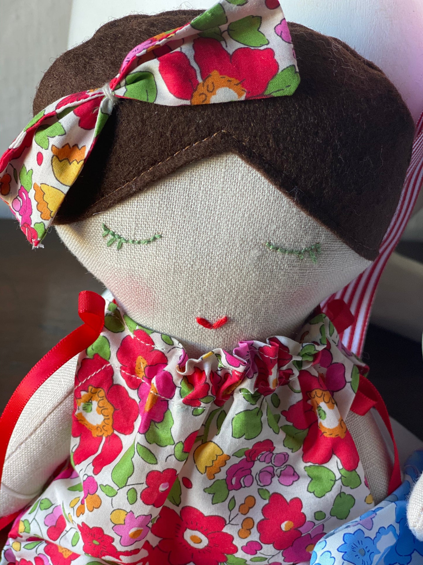 Handmade dolls liberty dresses 🌸