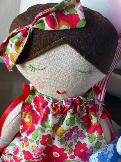 Handmade dolls liberty dresses 🌸