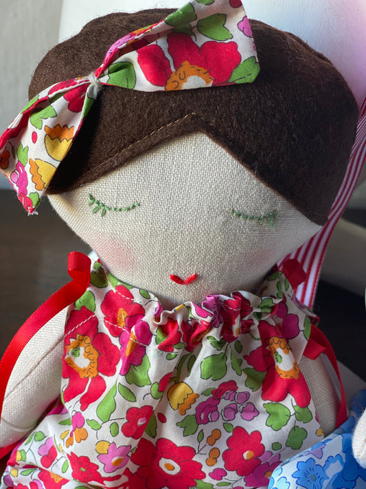 Handmade dolls liberty dresses 🌸