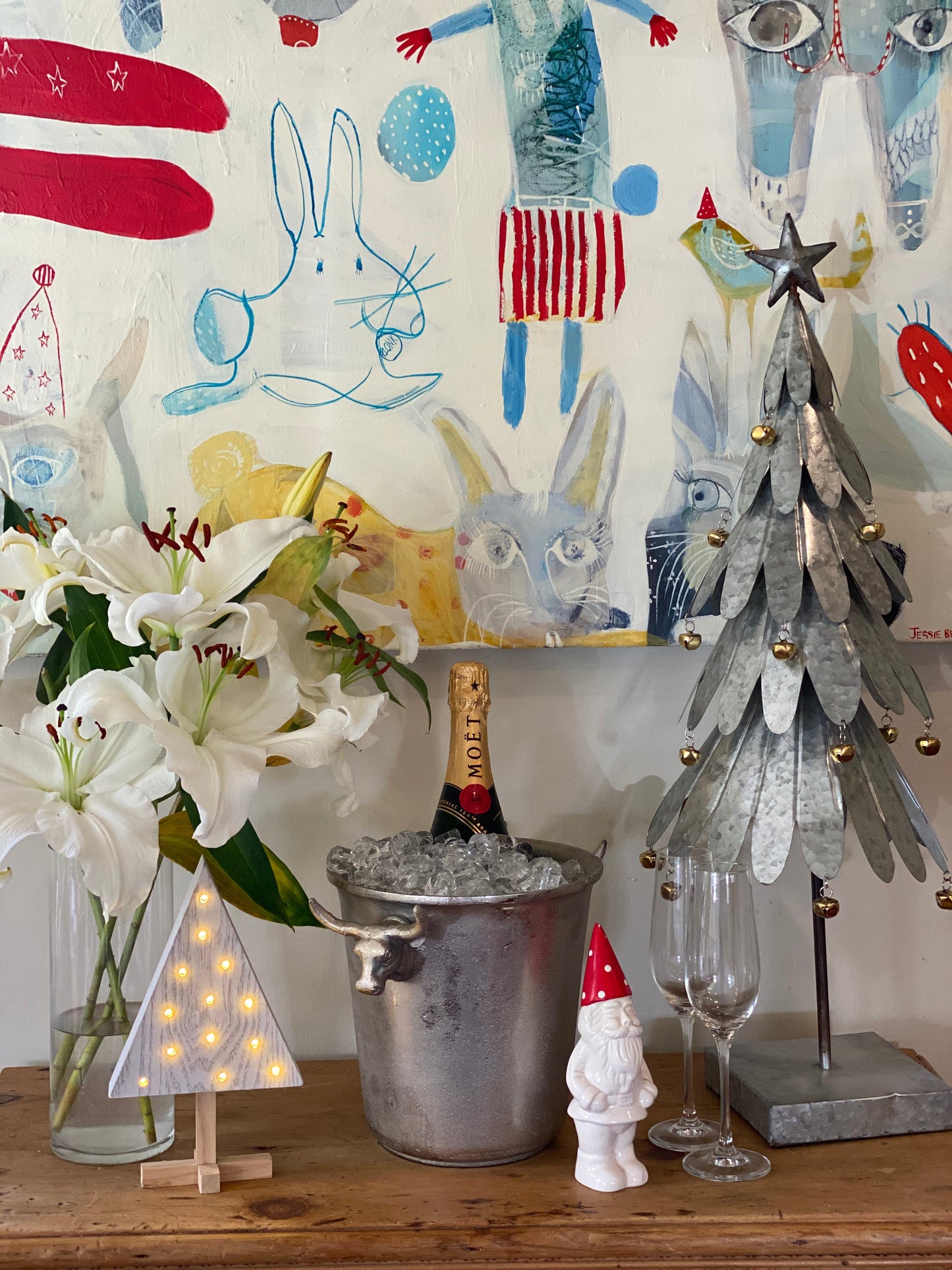 Silver bull ice bucket