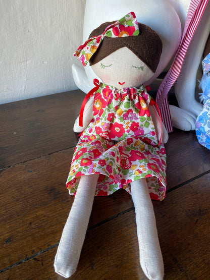 Handmade dolls liberty dresses 🌸