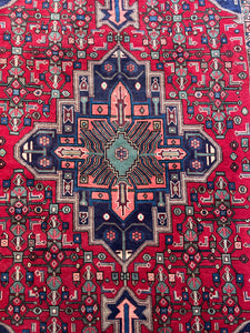 Persian rug pink/navy