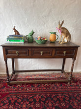 Load image into Gallery viewer, Early 18th c Georgian oak English dresser base
