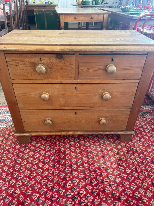 Antique kauri pine chest of drawers