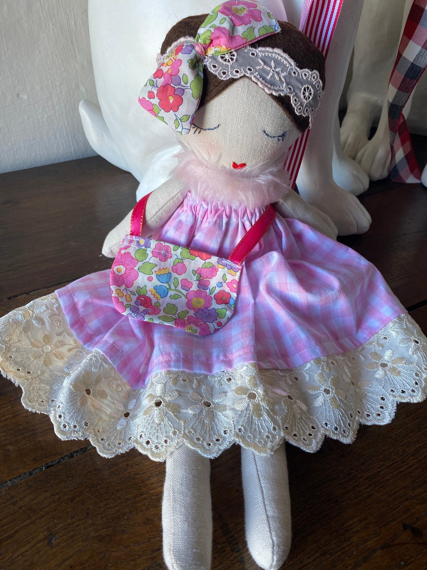 Handmade dolls liberty dresses 🌸