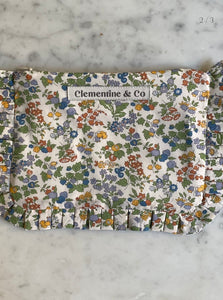 Clementine and co purse hedgerow Liberty tana lawn