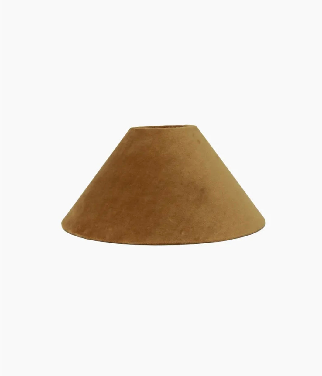 Orange coolie lamp shade
