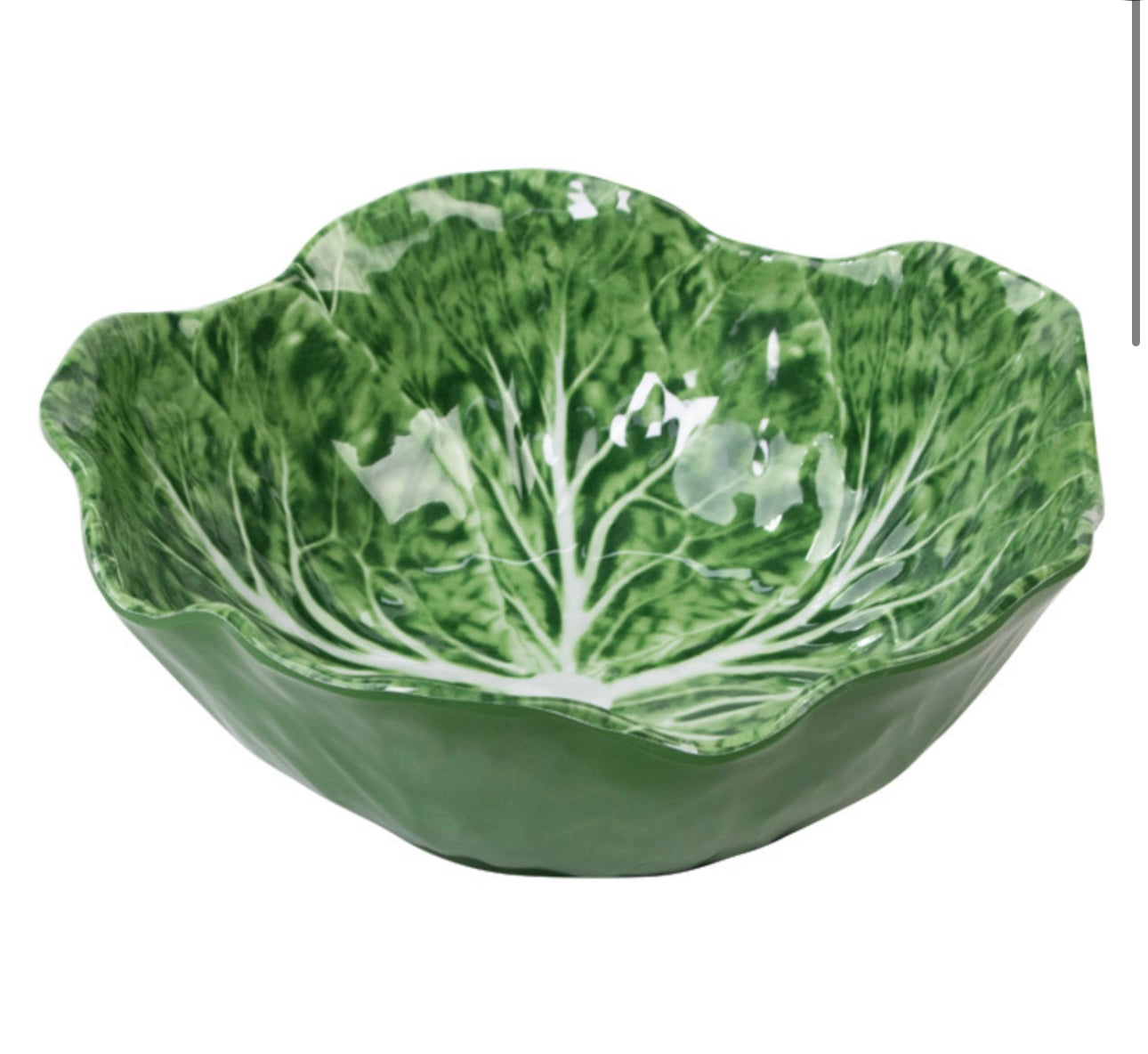 Melamine cabbage medium bowl