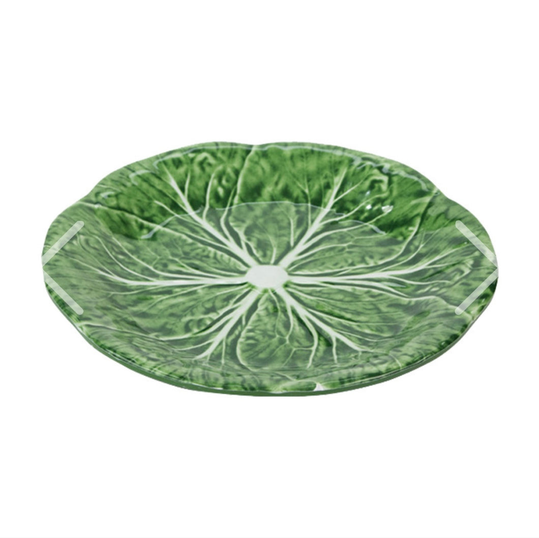 Melamine cabbage dinner plate