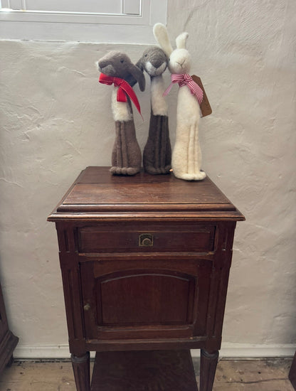 Antique french oak cabinet/bedside table