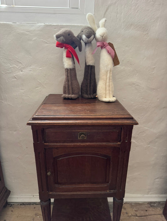 Antique french oak cabinet/bedside table