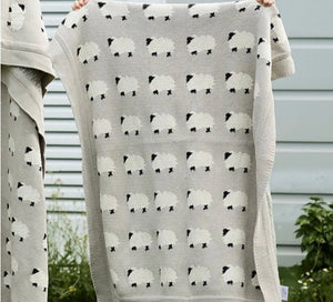 Petite counting sheep blanket