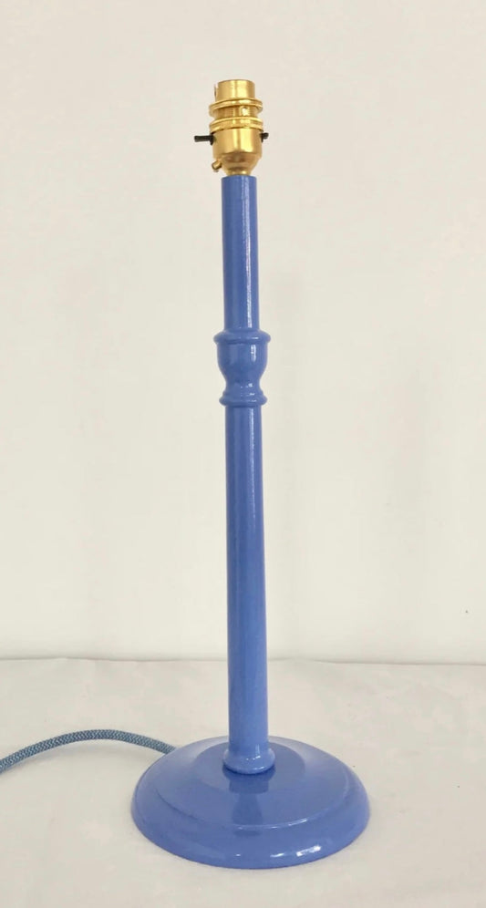Cornflower blue lamp base Narissa Perks