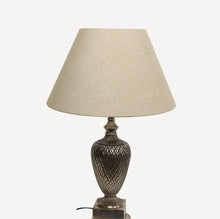 Load image into Gallery viewer, Finial Antique Silver lamp base
