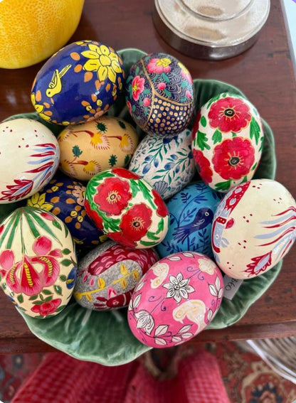 6 x decorative eggs free shipping