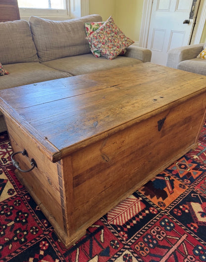 Huge antique trunk