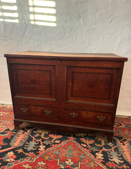 French oak mule chest