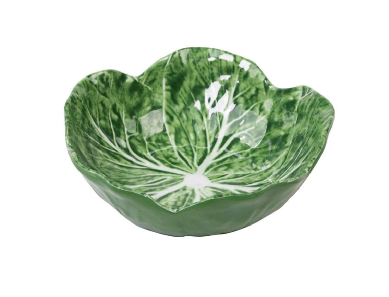 Melamine cabbage snack bowl