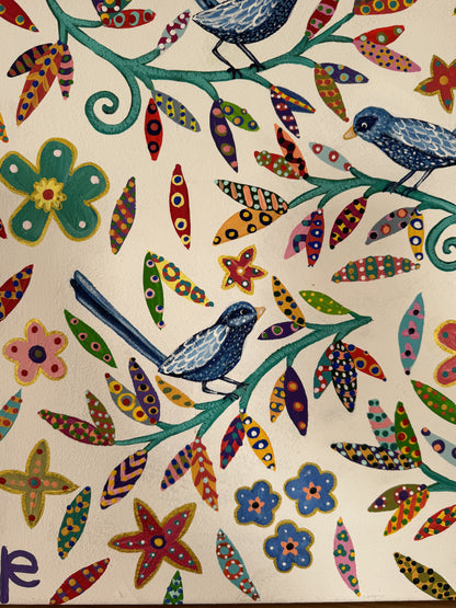 “Blue birds” by Eliza Piro