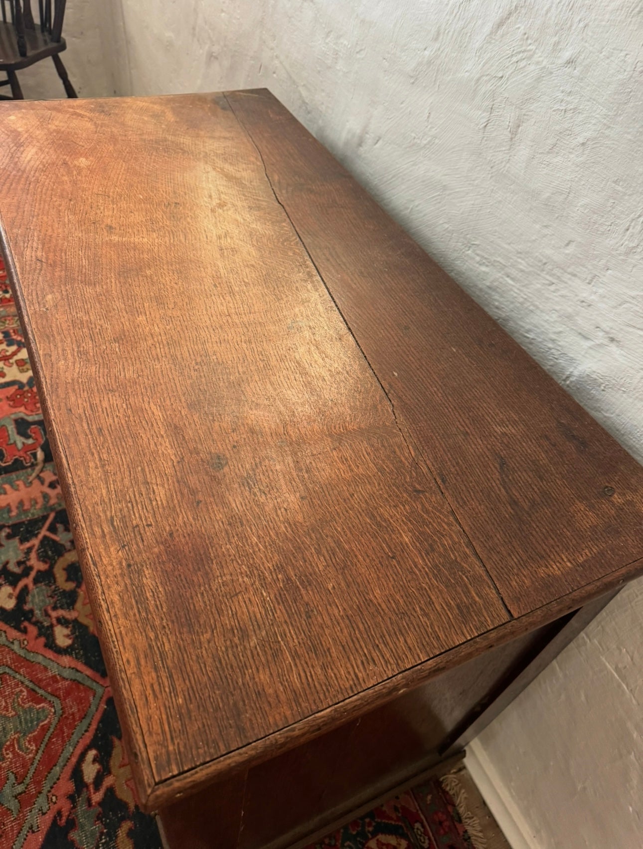 French oak mule chest