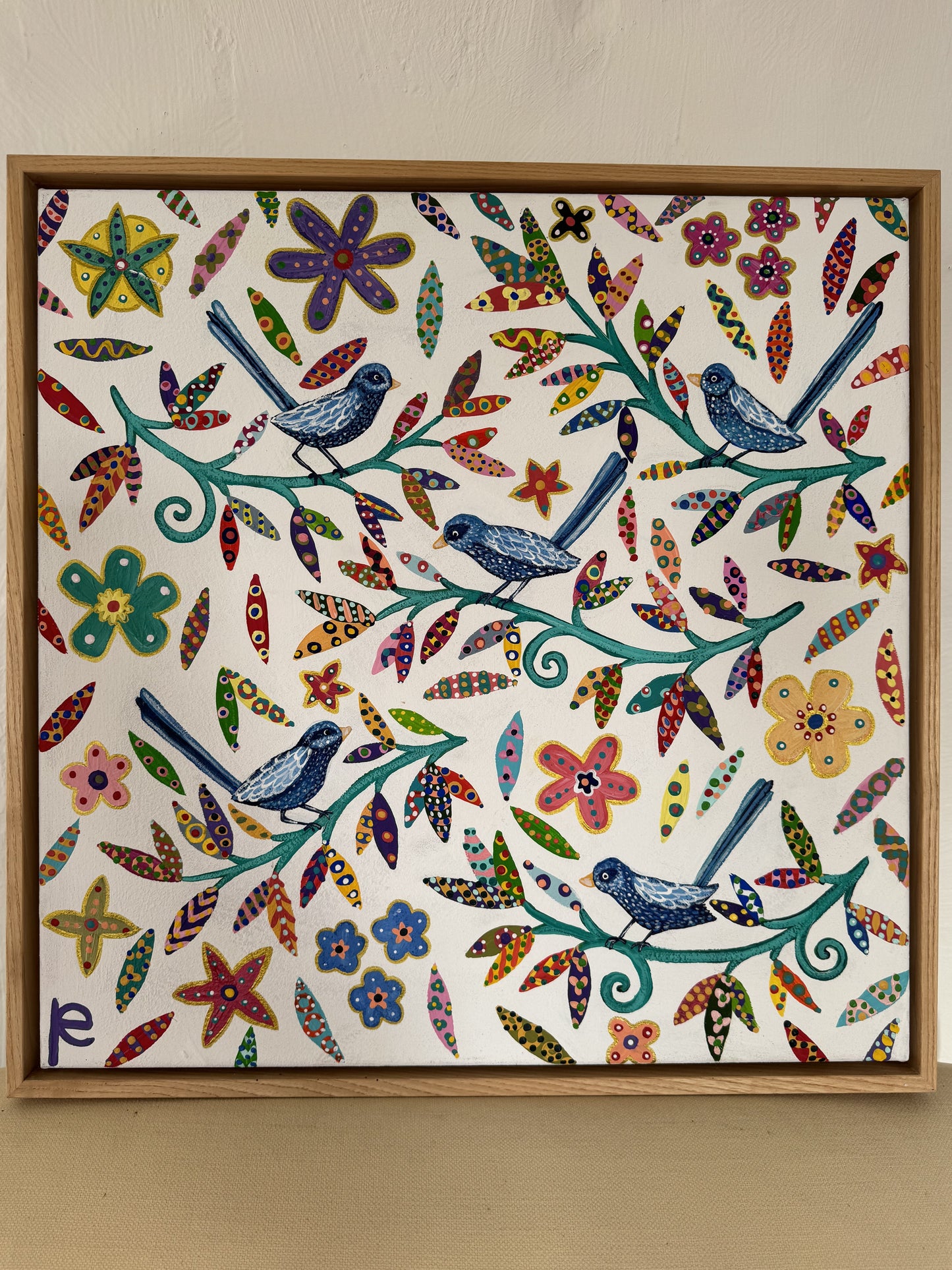 “Blue birds” by Eliza Piro