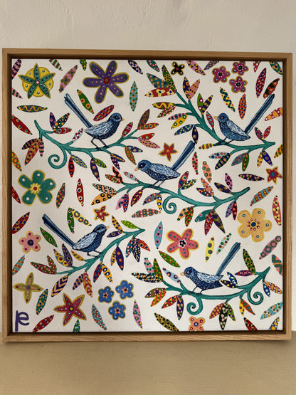 “Blue birds” by Eliza Piro