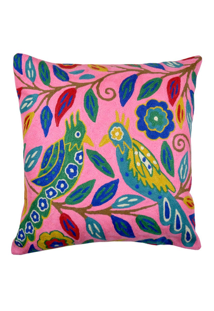 Eliza Piro pink Love Birds cushion