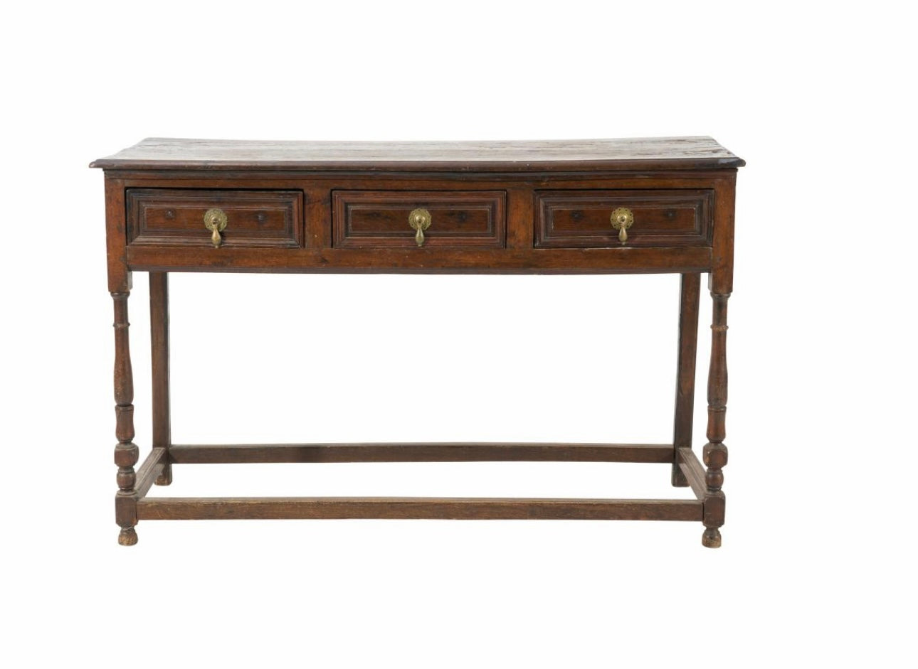 Early 18th c Georgian oak English dresser base