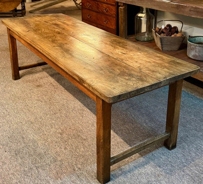 French Farmhouse table oak and elm
