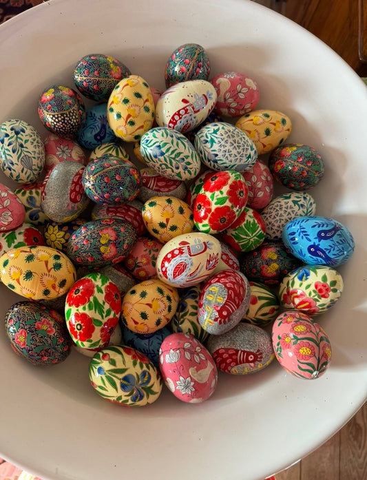 6 x decorative eggs free shipping