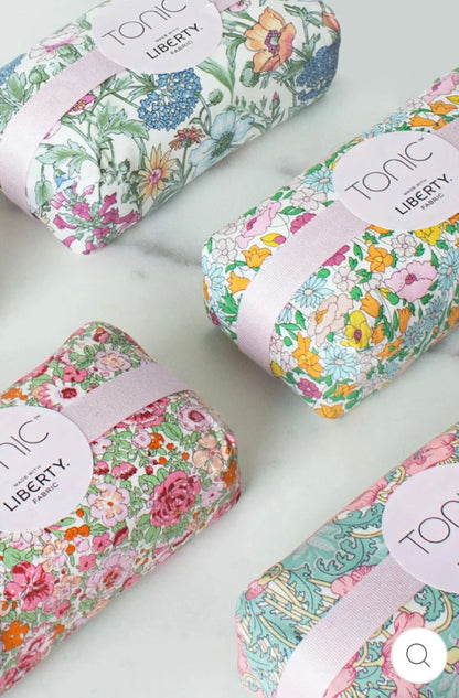 Liberty wrapped Shea butter soap Amelie
