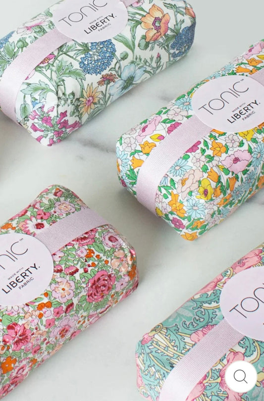 Liberty wrapped Shea butter soap Amelie