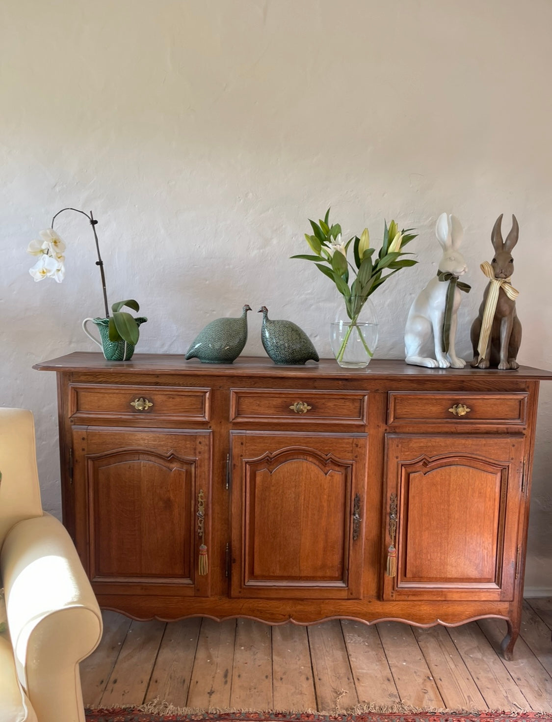 French Oak 3 door Buffet