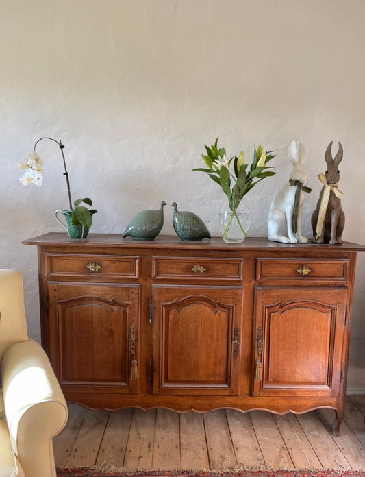 French Oak 3 door Buffet