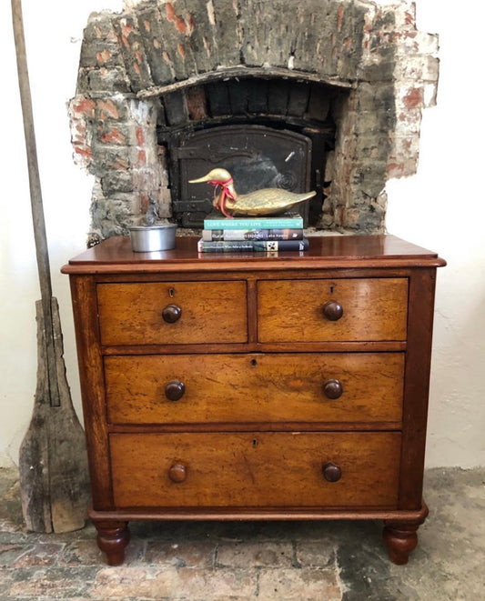 Antique cedar chest of drawers