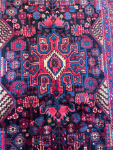Load image into Gallery viewer, Navahand Persian rug pink, red &amp; navy
