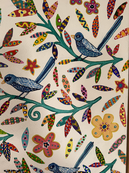 “Blue birds” by Eliza Piro