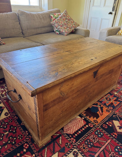 Huge antique trunk